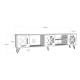 TV Stand Sinef - White , Anthracite White
Anthracite TV Stand Sinef - White , Anthracite White
Anthracite