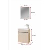 Bathroom Cabinet Fit - Mink Mink