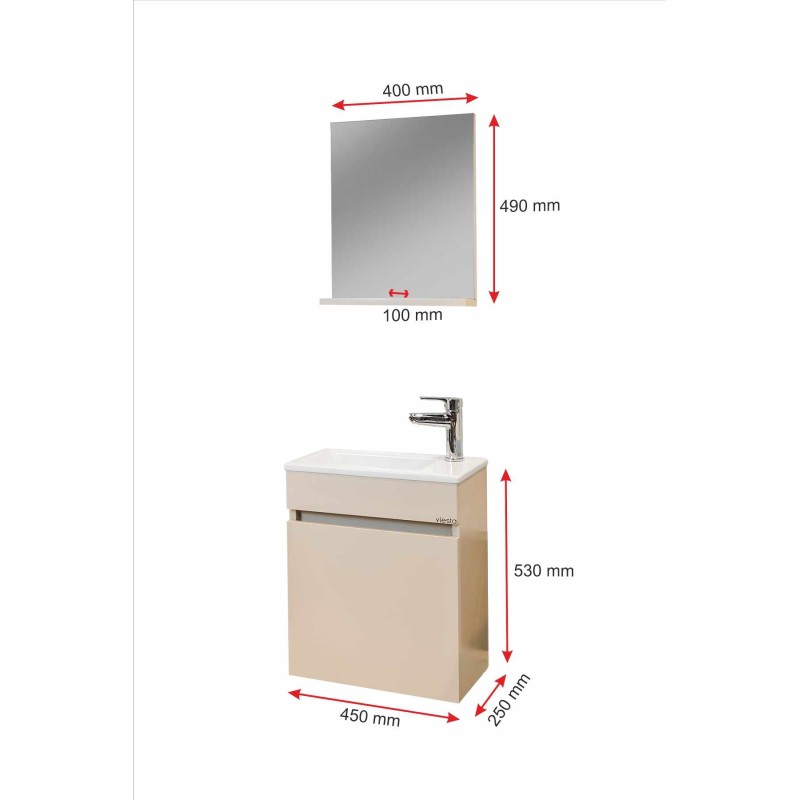 Bathroom Cabinet Fit - Mink Mink