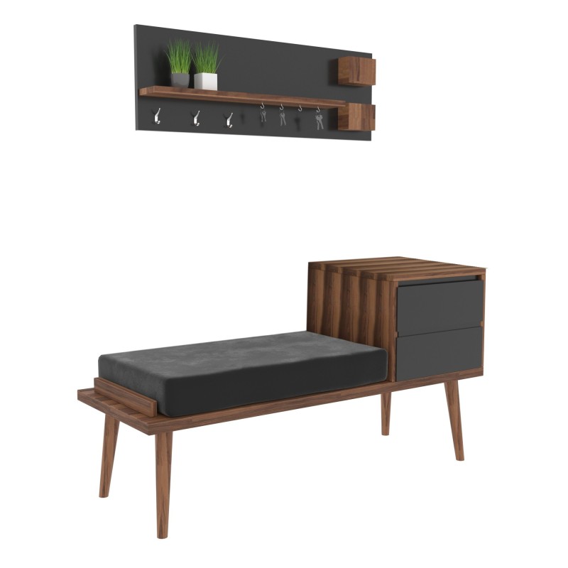 Hanah Home Hall Stand Hamra Walnut
Anthracite
Grey