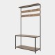 Hanah Home Hall Stand Girne Black
Pine