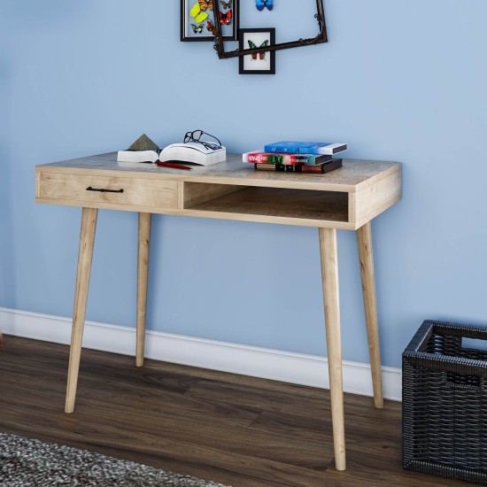 Study Desk Carmen Oak Hanah Home Study Desk Carmen Oak
