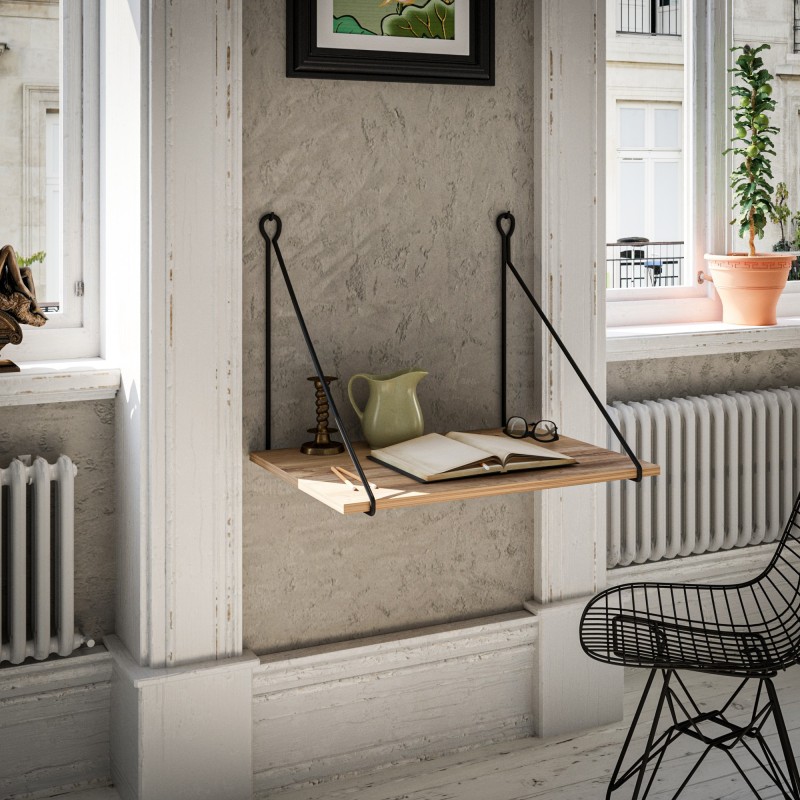 Hanah Home Study Desk Tuna Walnut
Black