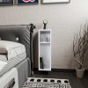 Κομοδίνο Turra -  Χρώμα Λευκό - 20x15x65εκ