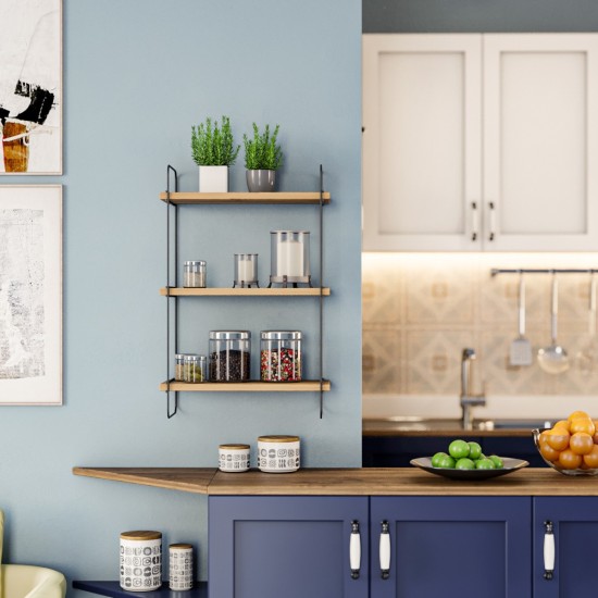 Hanah Home Wall Shelf Pulalis Atlantic Pine