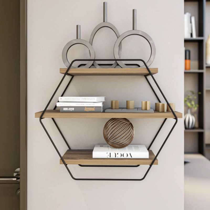 Hanah Home Wall Shelf Azra Atlantic Pine