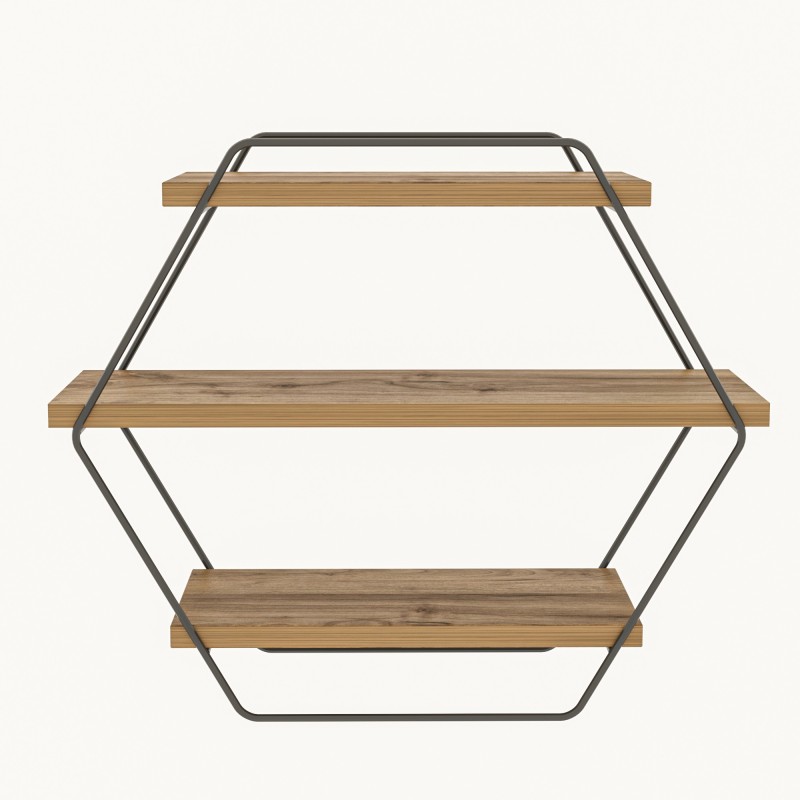 Hanah Home Wall Shelf Azra Atlantic Pine