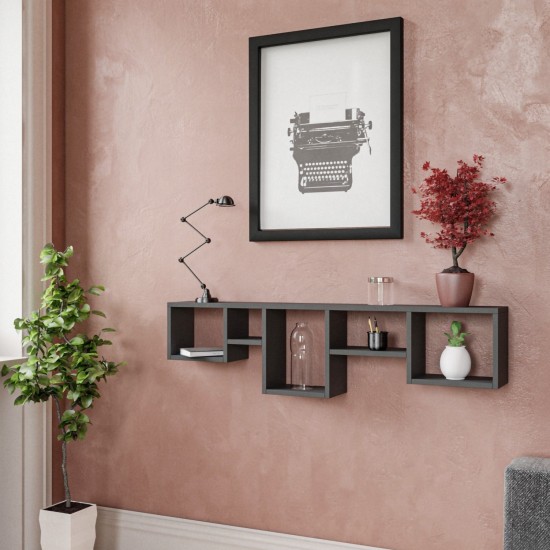 Wall Shelf Amanos - Anthracite Anthracite Wall Shelf Amanos - Anthracite Anthracite