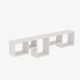 Wall Shelf Amanos - White White Hanah Home Wall Shelf Amanos - White White