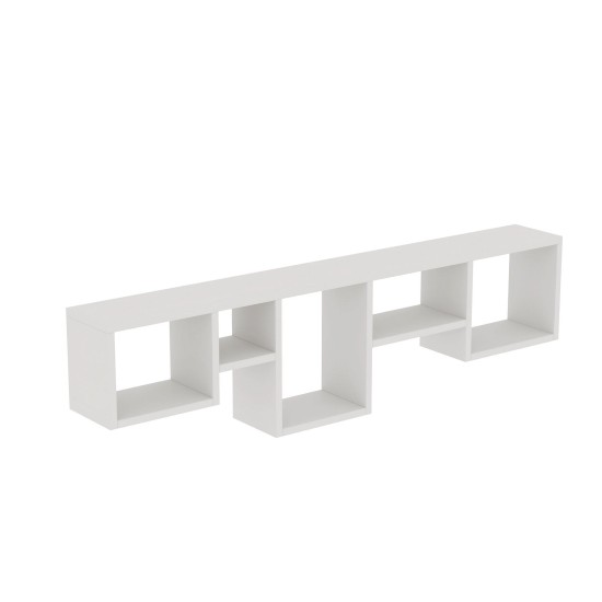 Wall Shelf Amanos - White White Hanah Home Wall Shelf Amanos - White White