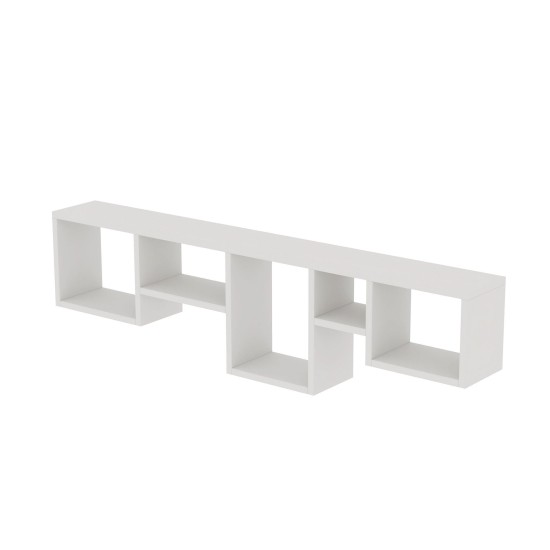 Wall Shelf Amanos - White White Hanah Home Wall Shelf Amanos - White White