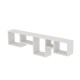 Wall Shelf Amanos - White White Hanah Home Wall Shelf Amanos - White White