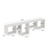 Hanah Home Wall Shelf Amanos - White White