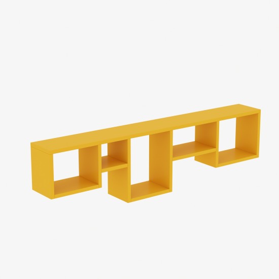 Wall Shelf Amanos - Yellow Yellow Hanah Home Wall Shelf Amanos - Yellow Yellow