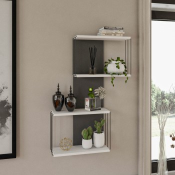 Wall Shelf Destan - White White