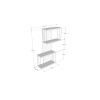 Hanah Home Wall Shelf Destan - White White