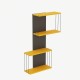 Wall Shelf Destan - Yellow Yellow Hanah Home Wall Shelf Destan - Yellow Yellow