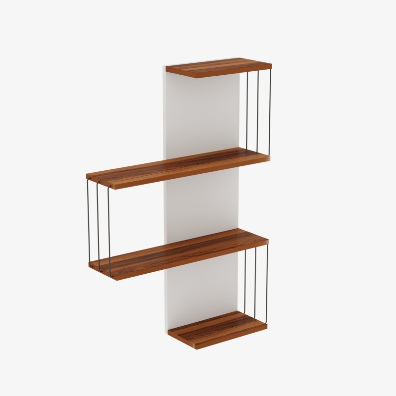 Hanah Home Wall Shelf Cambel - Pine Pine
White