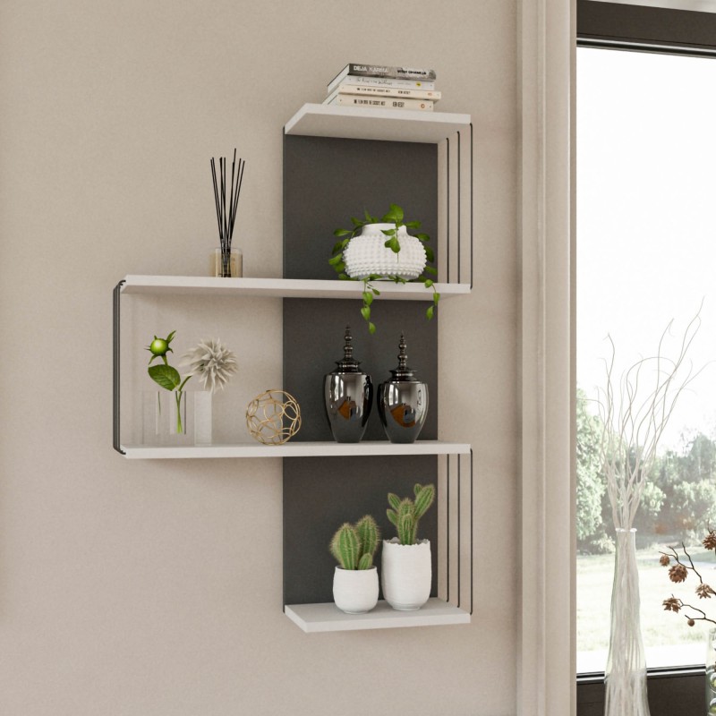 Hanah Home Wall Shelf Cambel - Anthracite White
Anthracite
