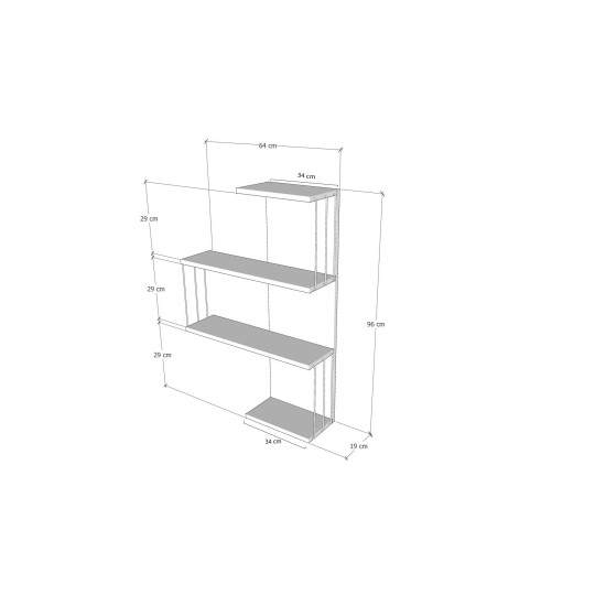 Wall Shelf Cambel - Anthracite White
Anthracite Hanah Home Wall Shelf Cambel - Anthracite White
Anthracite