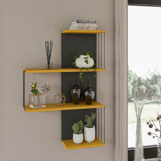 Wall Shelf Cambel - Yellow Yellow
Anthracite Hanah Home Wall Shelf Cambel - Yellow Yellow
Anthracite