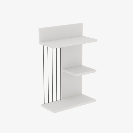 Wall Shelf Kinik - White White Hanah Home Wall Shelf Kinik - White White