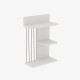 Wall Shelf Kinik - White White Hanah Home Wall Shelf Kinik - White White