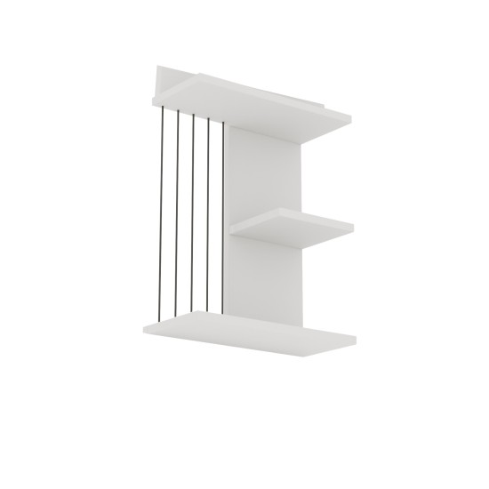Wall Shelf Kinik - White White Hanah Home Wall Shelf Kinik - White White