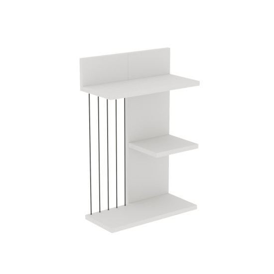 Wall Shelf Kinik - White White Hanah Home Wall Shelf Kinik - White White