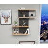 Hanah Home Wall Shelf Destan - Anthracite, Pine Anthracite
Oak