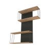 Hanah Home Wall Shelf Destan - Anthracite, Pine Anthracite
Oak