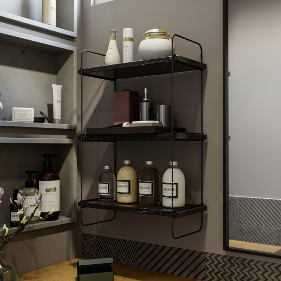 Wall Shelf Pulalis - Black Marble Black
Marble Wall Shelf Pulalis - Black Marble Black
Marble