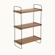 Wall Shelf Pulalis - Walnut Walnut Hanah Home Wall Shelf Pulalis - Walnut Walnut