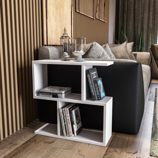 Side Table Life - White White Hanah Home Side Table Life - White White