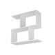 Side Table Life - White White Hanah Home Side Table Life - White White