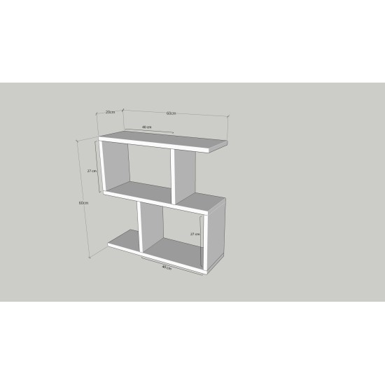 Hanah Home Side Table Life - Anthracite Anthracite