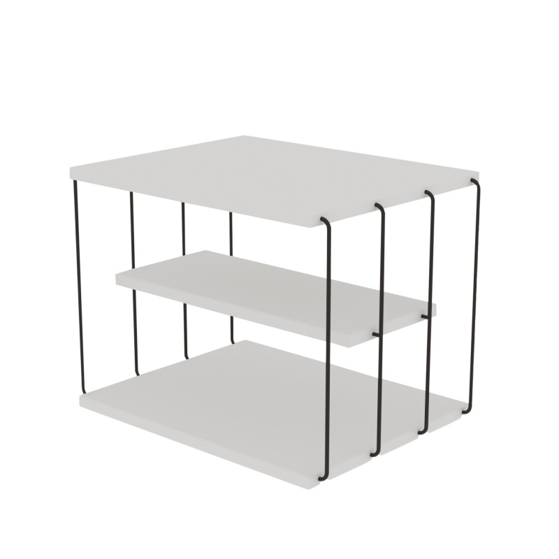 Hanah Home Side Table Lifon -White White
Black