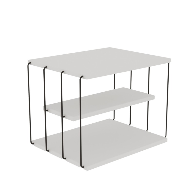 Hanah Home Side Table Lifon -White White
Black