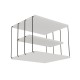 Side Table Lifon -White White
Black Hanah Home Side Table Lifon -White White
Black