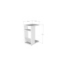 Hanah Home Side Table Filinta - Anthracite Anthracite