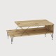 Coffee Table Loire - Oak Oak Hanah Home Coffee Table Loire - Oak Oak