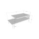 Coffee Table Loire - Oak Oak Hanah Home Coffee Table Loire - Oak Oak