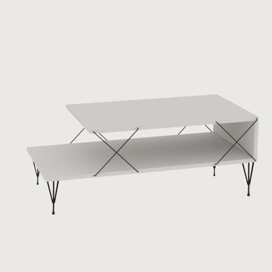 Coffee Table Loire - White White Coffee Table Loire - White White