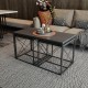 Coffee Table Set Defne - Anthracite Anthracite
Black Hanah Home Coffee Table Set Defne - Anthracite Anthracite
Black