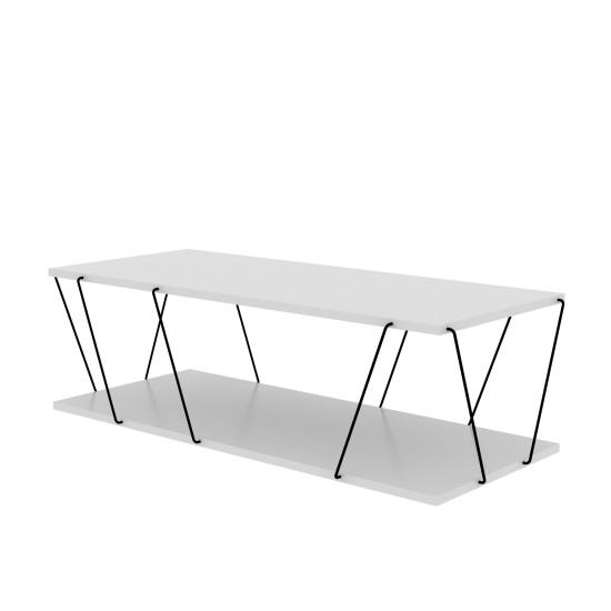Living Room Furniture Set Basak - White White
Black