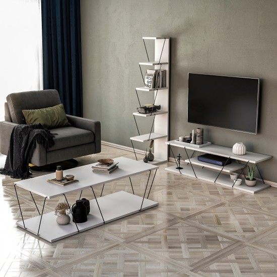 Living Room Furniture Set Epsilon - White White
Black Living Room Furniture Set Epsilon - White White
Black