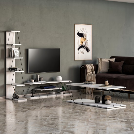 Living Room Furniture Set Epsilon - White White
Black Living Room Furniture Set Epsilon - White White
Black