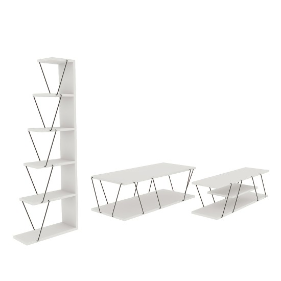 Living Room Furniture Set Epsilon - White White
Black Living Room Furniture Set Epsilon - White White
Black
