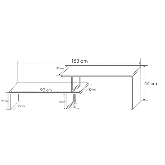 Έπιπλο Τηλεόρασης - Ovit - Χρώμα Μαύρο Φυσικό - 80x30x45 εκ Έπιπλο Τηλεόρασης - Ovit - Χρώμα Μαύρο Φυσικό - 80x30x45 εκ