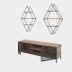 TV Unit Comets Prizma Atlantic Pine
Black